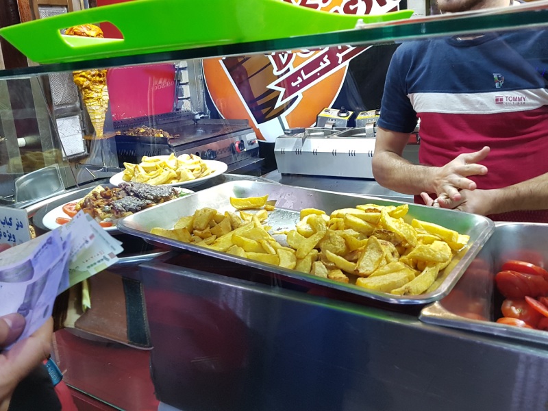 غذاهای خیابانی نمایشگاه کتاب تهران