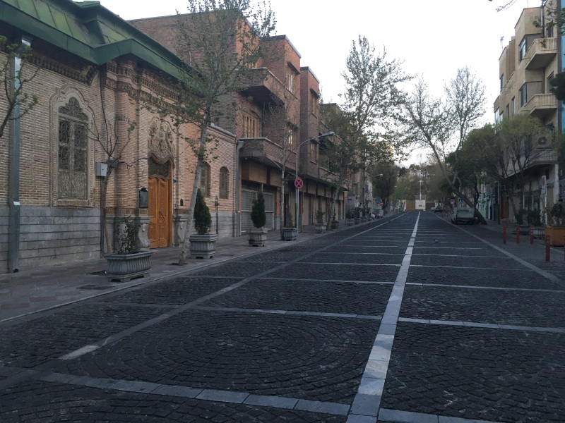 مسیر دسترسی به آتشکده آدریان