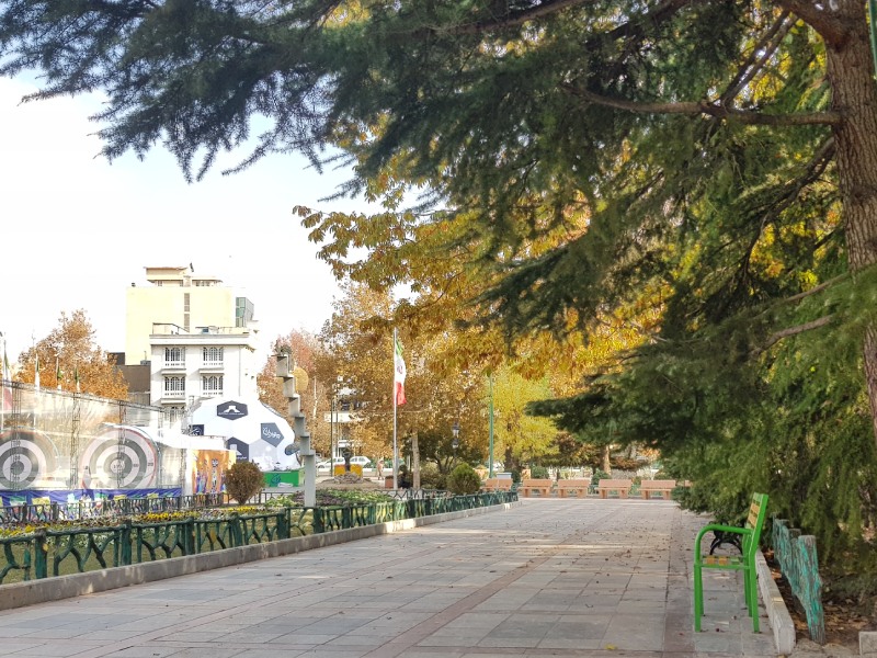 پارک لاله ملت برای پیاده روی