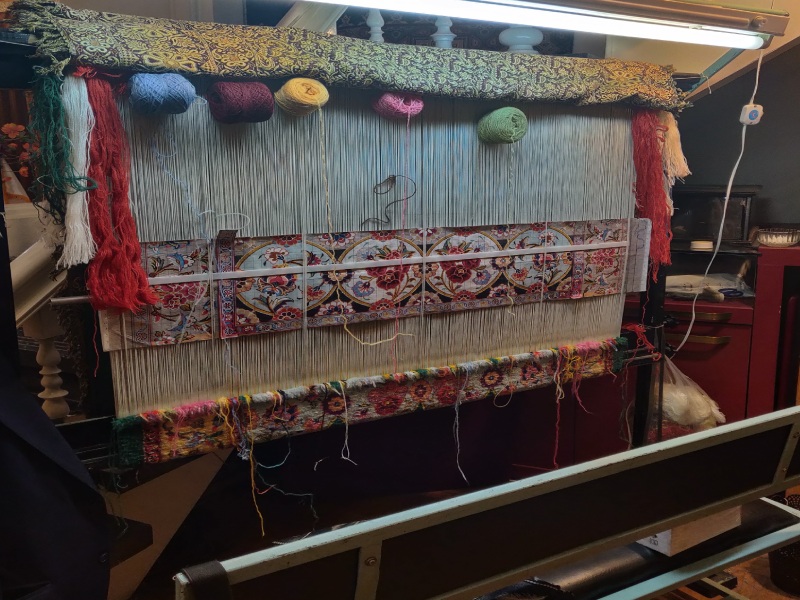 کارگاه قالی بافی