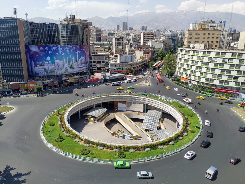 مرکز شهر تهران کجاست