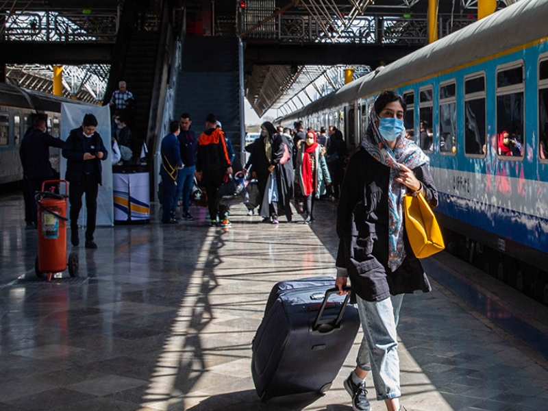 مسیرهای ورودی و خروجی ایستگاه راه آهن تهران