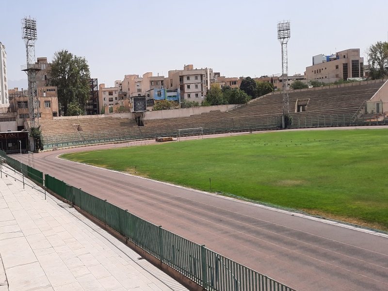 زمین فوتبال ورزشگاه شیرودی