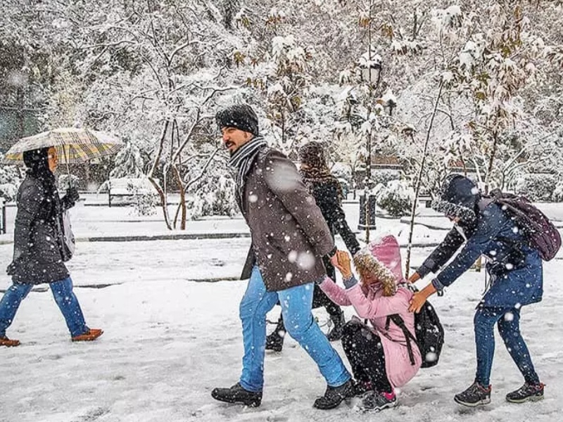 کجای تهران الان برفه ۱۴۰۳