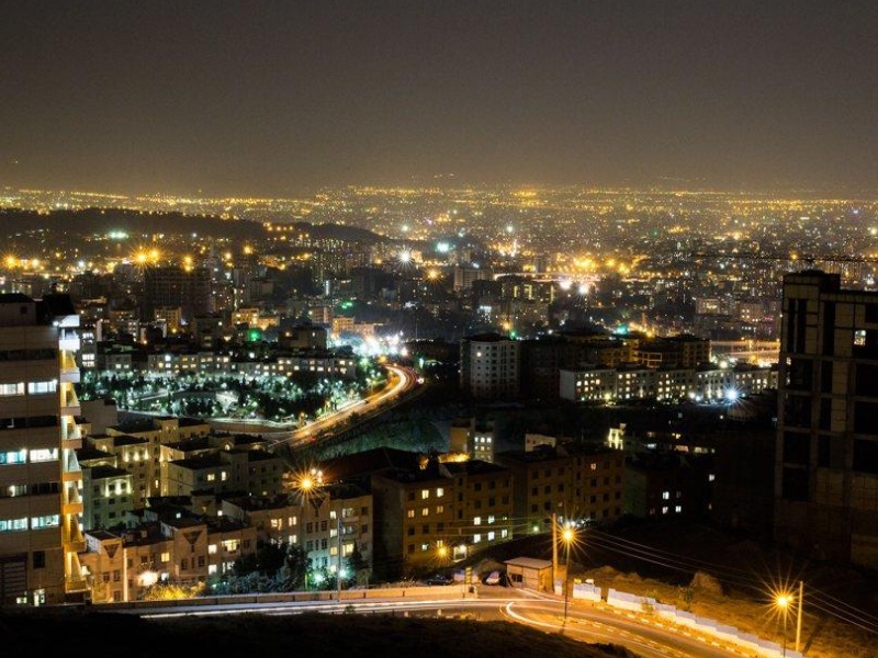 بام محک در شب گردی تهران