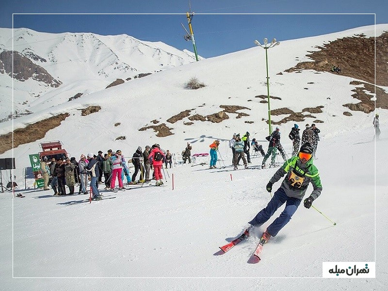 اسکی بازی در شمشک