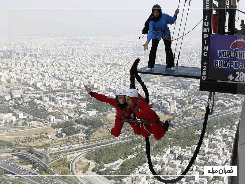 بانجی جامپینگ در برج میلاد