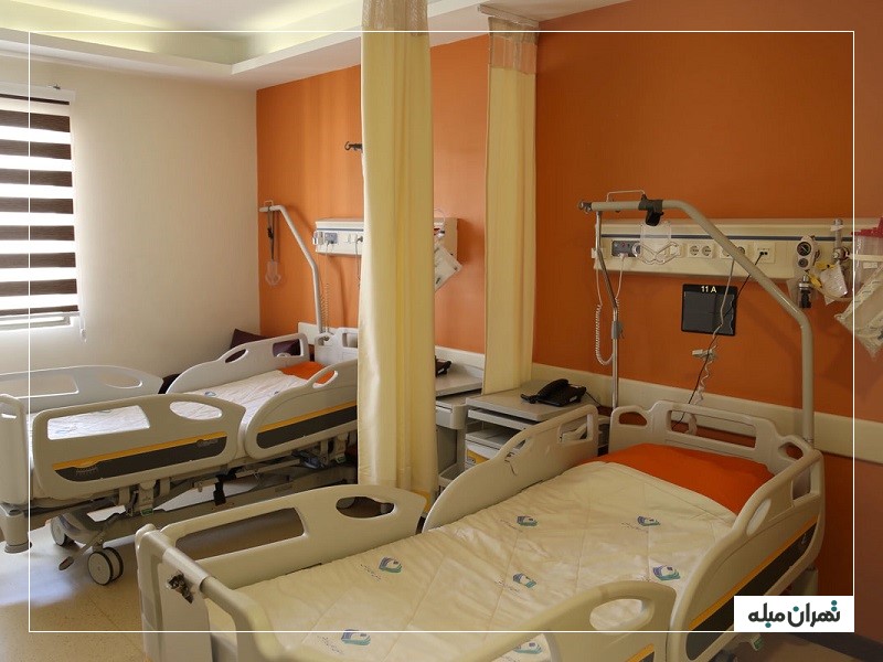 تخت بستری بیمارستان عرفان نیایش