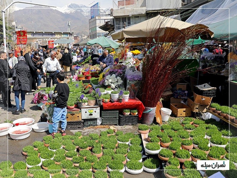 تهرانگردی نوروزی در بازار تجریش
