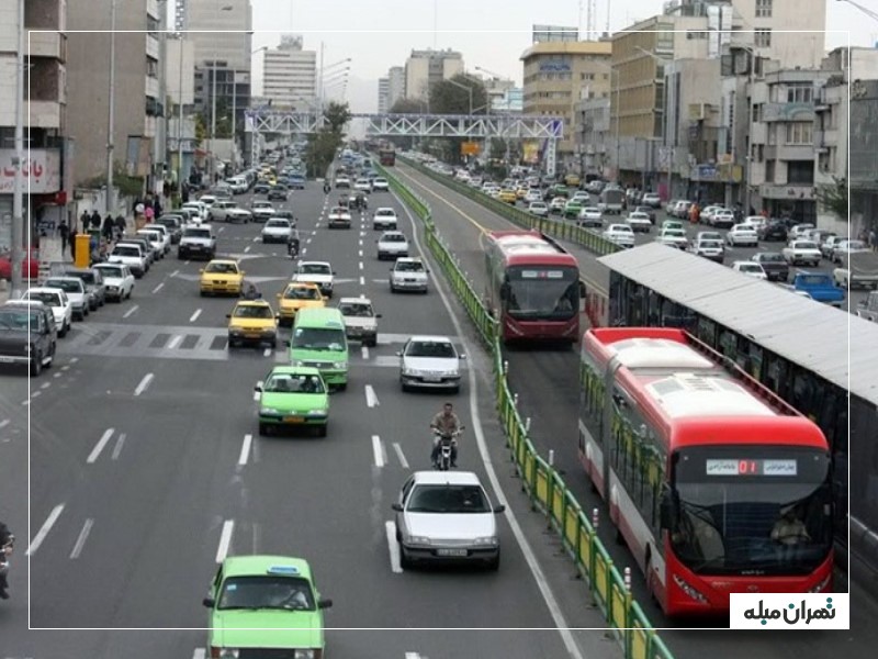 خط اتوبوس‌های تندرو تهران