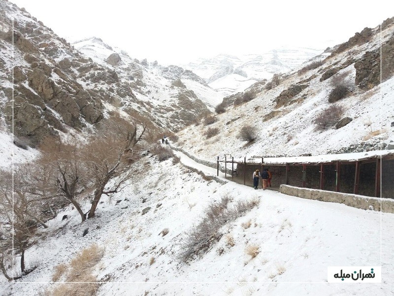 درکه در زمستان