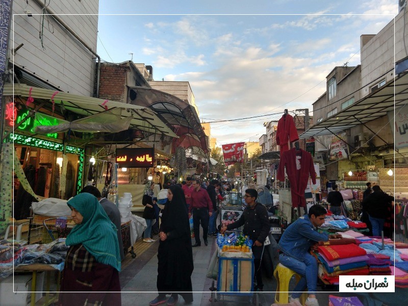 دستفروشان بازار عبدل آباد تهران