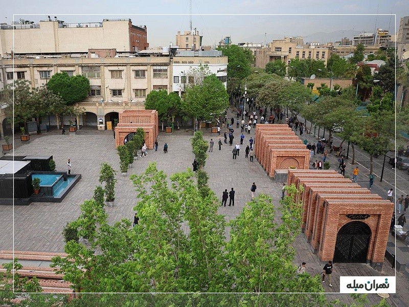 سبزه میدان بازار بزرگ تهران