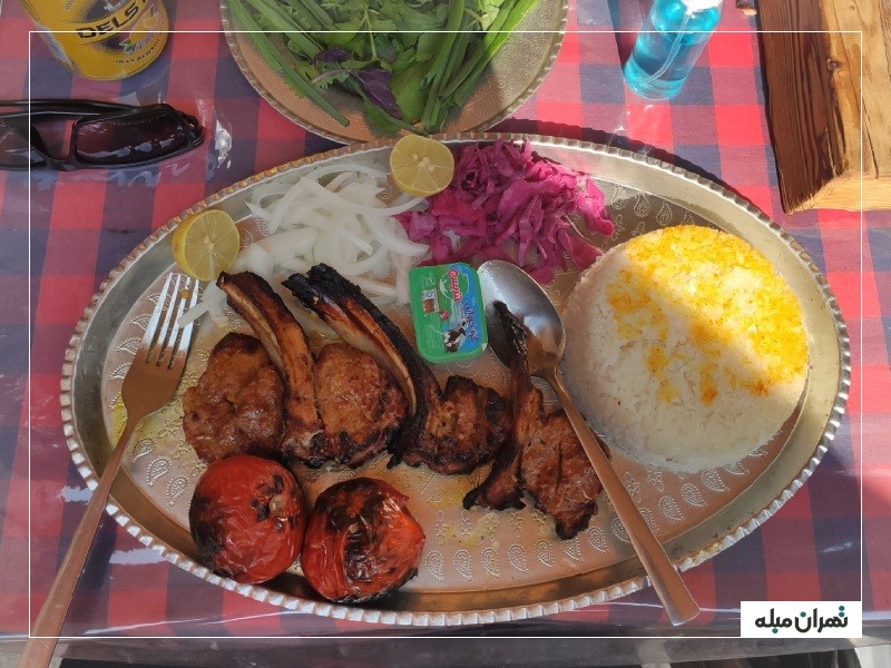 شیشلیک رستوران حافظیه تجریش