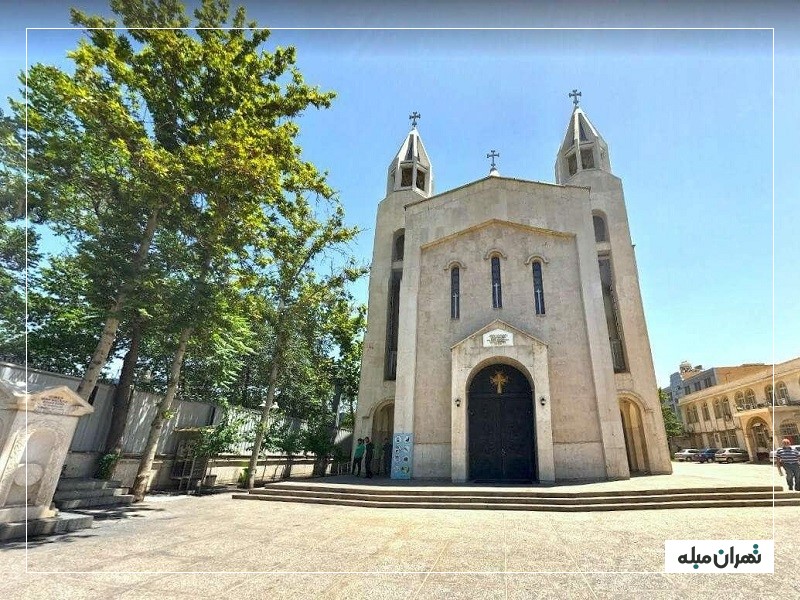 نمای بیرونی کلیسای سرکیس مقدس